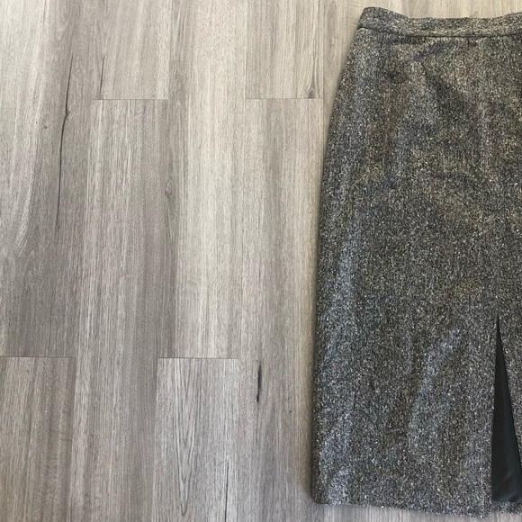 Vintage Iceberg High Waist Made In Italy Wool Pencil Skirt - Picture 2 of 9